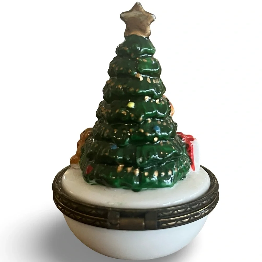 Midwest of Canon Falls Christmas Tree Hinged Trinket Box